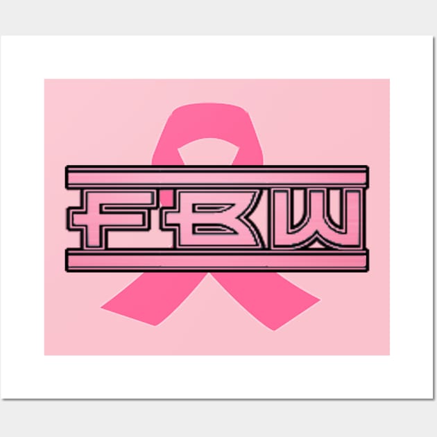 FBW Breast Cancer Awareness Logo Wall Art by FBW Wrestling 